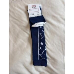 Blue star socks, great for cowboy fans size 9-11